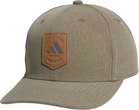 adidas Men's Scorecard High Crown Low Curve Brim Snapback Adjustable Fit Course Style Hat in Kuwait