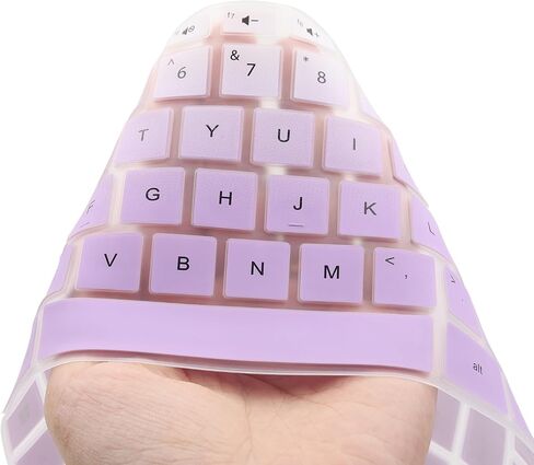 Keyboard Cover for HP Laptop 14-bf/cf/df 14-dk 14-dq 14-fq 14z-fq000 14t-dq300 14t-dq500 14t-dq200 14-fq200 14-dq0052dx 14-fq 14-dk0002dx 14m-dh003dx, HP Pavilion X360 14m-dh/ba/cd (Gradint Purple) in Saudi Arabia