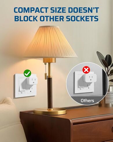 DEWENWILS Wireless Light Switch, Remote Control Outlet Switch for Lamps, Lights, Fans and Household Appliances, 100 FT RF Signal, No Wiring Needed, 15A/1875W, FCC Listed in Saudi Arabia