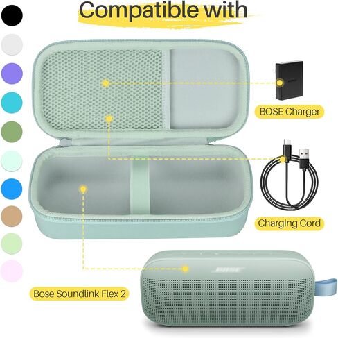 Hard Case Compatible with Bose SoundLink Flex 2nd Gen/Bose SoundLink Flex Bluetooth Portable Speaker, Black Case in Kuwait