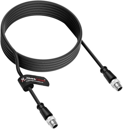 Alvin's Cables M12 X-Code 8 Pin Male to 8 Pin Male Cat6e Cable Shielded for Cognex Basler Industrial Camera, High Flex 10m/32.8ft in Saudi Arabia