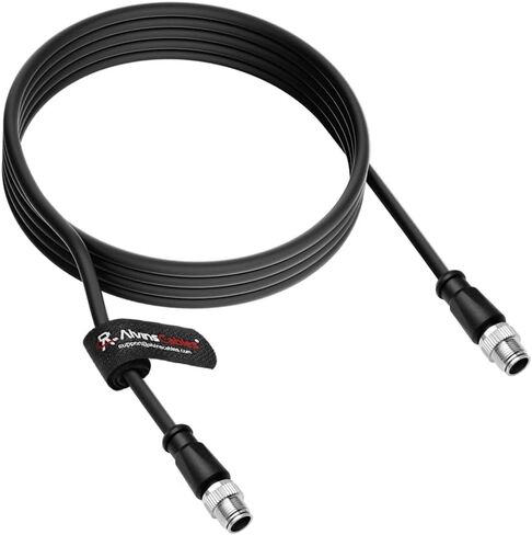 Alvin's Cables M12 X-Code 8 Pin Male to 8 Pin Male Cat6e Cable Shielded for Cognex Basler Industrial Camera, High Flex 10m/32.8ft in Saudi Arabia
