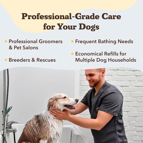 Natural [Dog] Company Oatmeal Sensitive Skin Shampoo, 12 oz., Dandruff Shampoo, Hypoallergenic, Plant Based Ingredients, Bathing Supplies, Itchy [Skin] relief for [Dog]s in Saudi Arabia