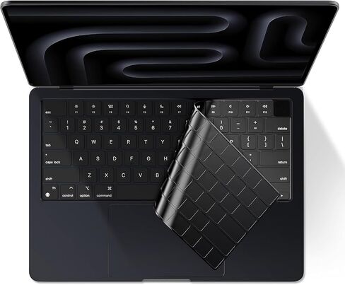 EooCoo Keyboard Cover Skin for MacBook Neo, Pro 14/16, Air 13/15, Clear | Invisible, Anti Fingerprints & Dust, for 2026-2021 M5-M1 Pro/Max MacBook Pro 14/16, M5-M2 MacBook Air 13/15, MacBook Neo 13 in Saudi Arabia