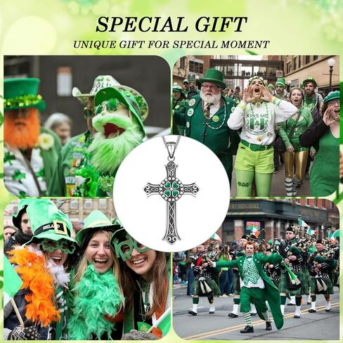 Celtic Cross Necklace for Men Women 925 Sterling Silver Irish Viking Cross Necklaces Celtic Cross Pendant Norse Jewelry Gifts Stocking Stuffer in Kuwait