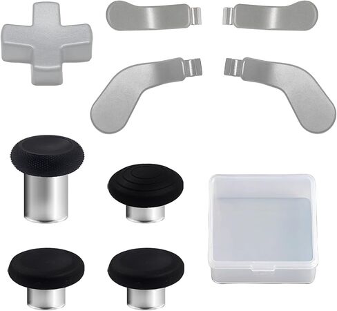 9 في 1 Elite Series 2 Core Controller Paddles لـ Xbox Elite Series 2 Core ، Elite Series 2 Controller Accessories for Xbox Elite 2 Core Controller Kits with 4 Sticks ، 4 Paddles ، 1 D-Pads (Black) in Kuwait