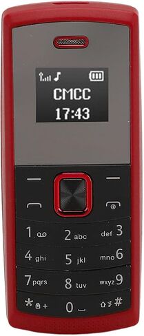 Unlocked Smallest Mobile Phone, GSM 2G Tiny Mini Mobile with Voice Changer Hands Bluetooth Dialer Phone for Students, GSM 850/900/1800/1900MHz (Red) in Saudi Arabia