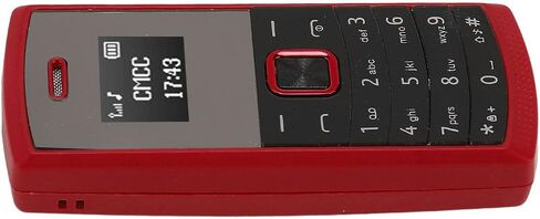 Unlocked Smallest Mobile Phone, GSM 2G Tiny Mini Mobile with Voice Changer Hands Bluetooth Dialer Phone for Students, GSM 850/900/1800/1900MHz (Red) in Saudi Arabia