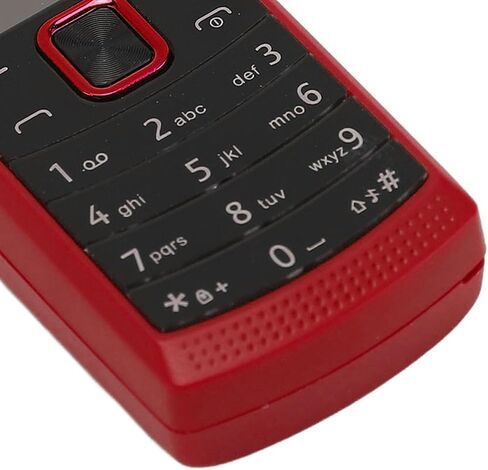 Unlocked Smallest Mobile Phone, GSM 2G Tiny Mini Mobile with Voice Changer Hands Bluetooth Dialer Phone for Students, GSM 850/900/1800/1900MHz (Red) in Saudi Arabia