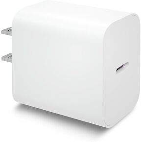 USB C Walle Charger Block for Apple Watch iWatch iPhone iPad, 20W Power Adapter White 1-Pack