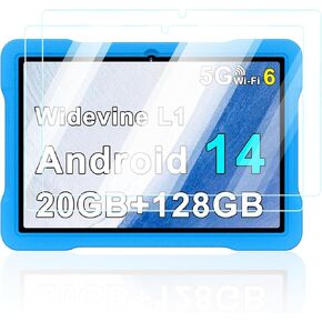 Screen Protector for UJJ U8 Kids Tablet Android 14 Tablet 10.1 inch Tablet for Kids,Anti-Scratch 9H Hardness Touch Sensitive 2.5D Rounded Edges Bubble Free Easy to Install,2 Pack.