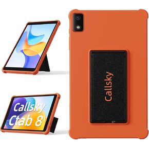 Ctab 8 Case for 8-Inch Tablet with Dual-Angle Stand, Shockproof Silicone and TPU Protective Cover with 2 Angles Modes for Work & Entertainment (Compatible with Ctab 8 2024/2025 Model)
