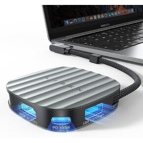 LISEN USB C to HDMI Adapter 4K@60Hz Type C Multiport AV Converter Adapter 10Gbps USBA HDMI to USBC Adapter for Monitor Apple iPhone 15 MacBook Switch