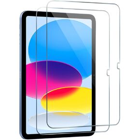 Screen Protector for iPad A16 2025 11th/10th 2022 Generation (11-inch/10.9) 9H Tempered Glass [Face ID & Apple Pencil Compatible] HD Clear Case Friendly[2 Pack]