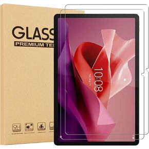2 Pack Glass Screen Protector For Lenovo Tab P12 12.7 Inch 2024 / Lenovo Yoga Tab Plus 12.7 Inch 2025 Released - 9H Hardness Tempered Glass Film High Definition