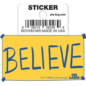 Ata-Boy Ted Lasso Believe Die Cut 3" Vinyl Sticker