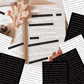 8 Sheets Famous People Quotations Inspirational Quote Word Vintage Sticker Set for Diary Scrapbook Journaling Planning Motivational Black White Decals for DIY Crafts Vintage Journal Album Decoration