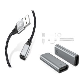 AGVEE Lightning Female Charging Adapter Cable for Apple Pencil 1st