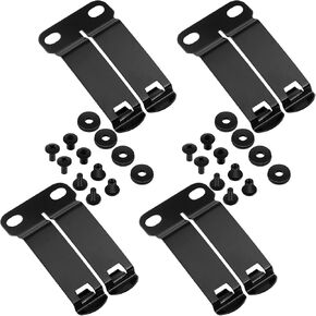 94 Pcs Holster Belt Clip Metal Dcc Monoblock Sheath Belt Clip with Screws and Washers DIY Holster Making Kit Hardware for Making Knife Sheath Keel Guard