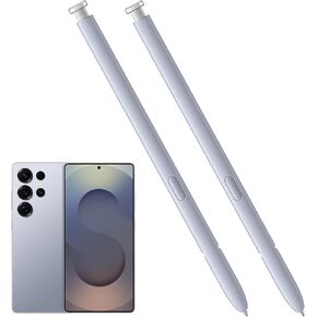 2 Pack Galaxy S25 Ultra S Pen Replacement for Samsung Galaxy S25 Ultra Stylus Pen,S25 Ultra Pen Replacement for Samsung Galaxy S25 Ultra 5G 6.9 in All Versions S Pen,EJ-PS938BBEGUJ(Light Silver)