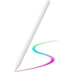 Stylus Pen for iPad 2018-2025, 5 Mins Fast Charge Pencil Compatible with Apple iPad 11/10/9/8/7/6, iPad Pro M4/ Pro 12.9"(6/5/4/3)/ Pro 11"(4/3/2/1), iPad mini 6/5, iPad Air M2/5/4/3, Purple