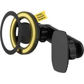 Scosche SMS1ODVR-1 MagicMount 5-in-1 MagSafe Phone Mount for Car Vent, Dashboard and Back of Display for Floating Screens, Hands Free Magnetic Cell Phone Holder Compatible with iPhone 16 15 14 13 12