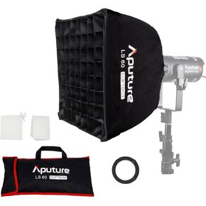 Aputure LS 60 Soft Softbox مع 45 درجة شبكة تحكم حقيبة مصممة لـ Aputure LS 60x LS 60D LED