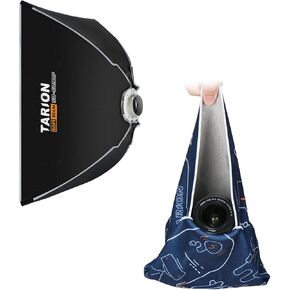 Tarion Rectangular Softbox + Wrap Camera Camera Camera | 23.6x35.4in سريعًا من خطوة واحدة مفتوحة/قفل ناعم مستطيلة + 14.6 * 14.6in