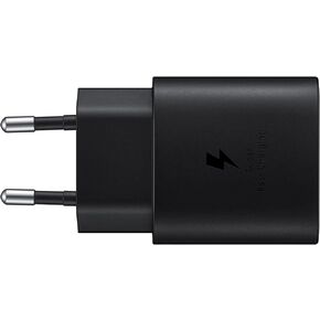 Samsung EP-TA800XBEGWW Charger, USB Type A (25W), Fast Charging Technology, Black - Type C Cable Included