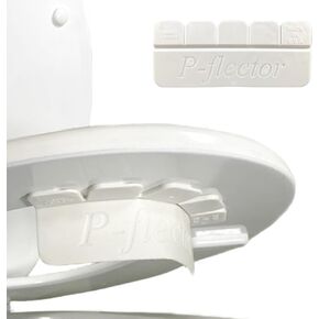 P-flector® 2-Pack: Toilet Seat Urine Guard - Pee Splash Guard for Potty-Training Kids, Adults, Seniors & Special Needs Individuals - Fits Round, Elongated & Curved Toilet Seats, Prevents Urine Splash