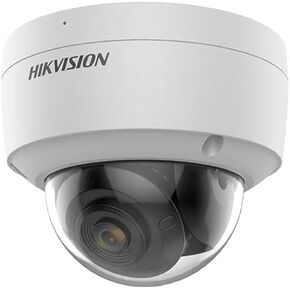 Ⲏіkvіsіon DS-2CD2147G2-LSU Acusense 4MP IP 247 Full Color Night Vision, 2.8mm PoE Dome Camera Outdoor IP67 IK10 H.265+ Built in Mic Compatible with Hikvision IP Camera NVR System