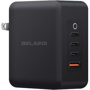140W USB C Wall Charger Block, PD 3.1 4-Port GaN Charger, 140W Foldable Fast Charging Block, Small Size and Light Weight for iPhone, Galaxy, iPad and More (Black) in Saudi Arabia