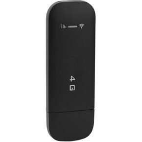 4G LTE USB Portable WiFi Router, Plug and Play 4G USB Portable WiFi WPA WPA2 WiFi Encryption with SIM Card Slot for Laptops (Black), Generictuobsvfkya-11