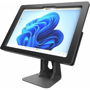 TABcare Anti-Theft Acrylic Case with 360 Rotate 180 Swivel Metal Desktop Stand for MS Surface GO 1/2/3/4 Tablet (Black)