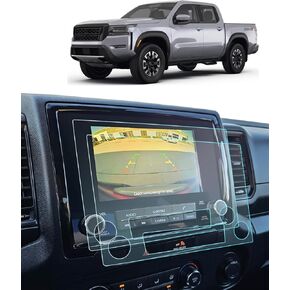 For 2024 Mitsubishi Outlander Screen Protector -(2PCS) 2022 2023 2024 Outlander ES Accessories HD Transparent Protective Nano Film 8 Inch Navigation Touchscreen Anti-Scratch Fingerprint Resistant