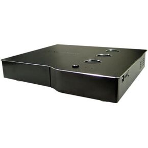Silverstone Tek LC09B Aluminum Mini ITX Computer Case with 1mm SECC Body Including Fanless 60 Watt PSU Cases - Black