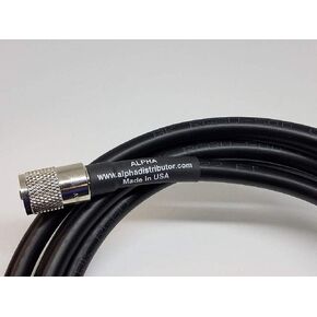 3ft RG8u Coax Cb Ham Radio Cable with AMPHENOL PL259s attached