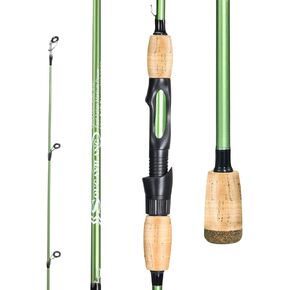 Sougayilang Fishing Rods,24 Ton Carbon Fiber Spinning Rod & Casting Rod Stainless Steel Guides,Lightweight Baitcasting Rod - Two Pieces