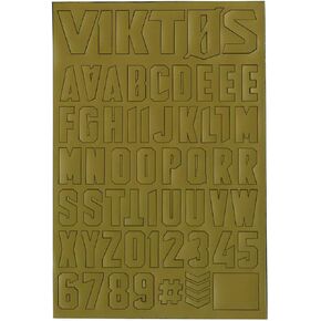 VIKTOS Moralphabet Versatile Creative Durable Hook & Loop Letters - Compatible with Any Item Equipped with a Loop Patch Panel