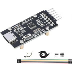 PL2303 USB to UART TTL Serial Converter, 3.3V/5V TTL Adapter with Type-C for Windows/Linux/Mac – High-Speed Data Transfer