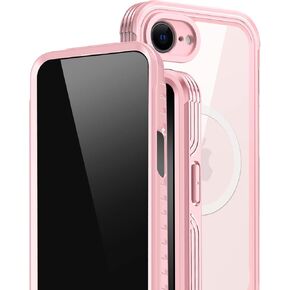 Miimall Magnetic for iPhone 16e Case Privacy Screen Protector 6.1 '', [Compatible with Magsafe][Bubble Free] Full Body Bumper Protective Cover for iPhone 16e Phone Case with Screen Protector Black