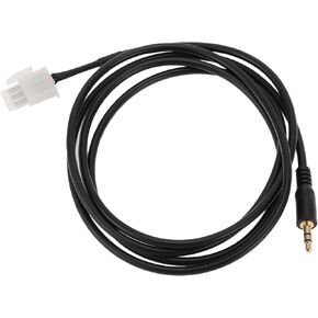 Stereo Radio Harness for Honda Goldwing GL1800 Convenient Black Front AUX Adapter Music Cable Plastic,Metal 1 Pcs
