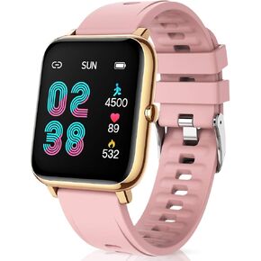 Smart Watch for Android Phones iOS Waterproof Smart Watches for Women Men Sports Digital Watch Fitness Tracker Heart Rate Blood Oxygen Sleep Monitor Touch Screen Compatible Samsung iPhone