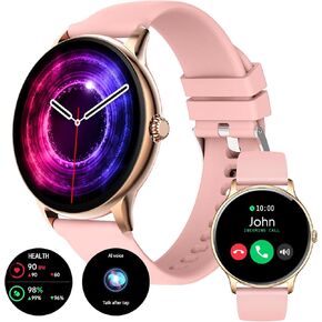 Fire-Boltt Phoenix Ultra Luxury Stainless Steel, Bluetooth Calling Smart Watch, AI Voice Assistant, Metal Body with 120+ Sports Modes, SpO2, Heart Rate Monitoring (Gold).