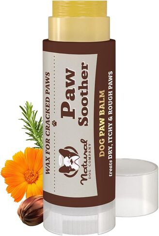 مجموعة PAWDICURE من شركة Natural Dog Company، ملطف مخالب + بلسم مخالب للكلاب، حماية وشفاء من وسادات مخالب الكلاب الجافة والمتشققة، عضوية، جميع المكونات الطبيعية، أعواد بحجم 2 أونصة in Kuwait