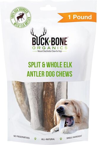 Buck Bone Organics Elk Antler Split Dog Chew (Medium) in Saudi Arabia