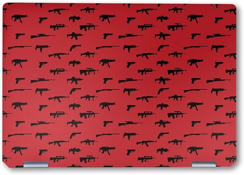 Laptop Skin Compatible with HP Spectre x360 14" (2024) - Guns - Premium 3M Vinyl Protective Wrap Decal Cover - Easy to Apply | Crafted in The USA by MightySkins in Saudi Arabia