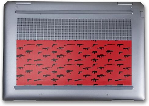 Laptop Skin Compatible with HP Spectre x360 14" (2024) - Guns - Premium 3M Vinyl Protective Wrap Decal Cover - Easy to Apply | Crafted in The USA by MightySkins in Saudi Arabia