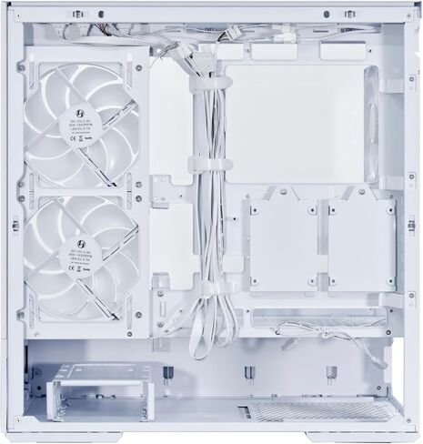 LIAN LI Mid-Tower ATX PC Case, 3 x 140mm ARGB Fans, Chassis with Front & Side Tempered Glass Panels, Liquid Cooling Ready, Gaming Computer Case, (CG237 RGB - ATX -White) in Saudi Arabia