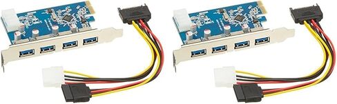 VisionTek 4 Port USB 3.0 PCIe Internal Card - 900544 (Pack of 2) in Saudi Arabia